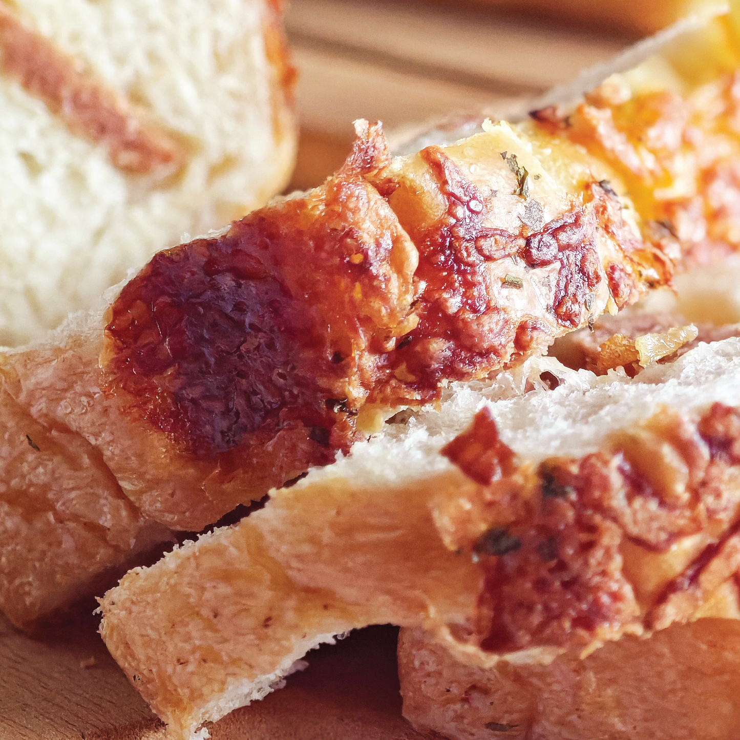 Vegetarian Ham Cheese Sourdough Toast