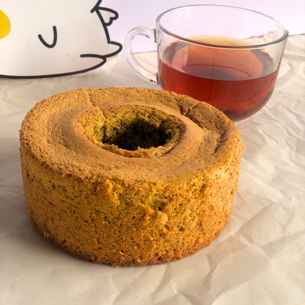 Non-dairy Earl Grey Orange Chiffon-Cake-YookyBites