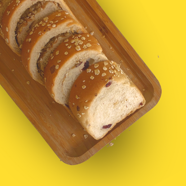 Cranberry Oat Toast-Fresh Bread-YookyBites