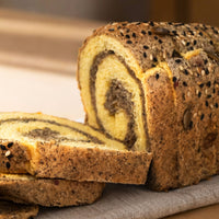 Black Sesame Pumpkin Sourdough Toast