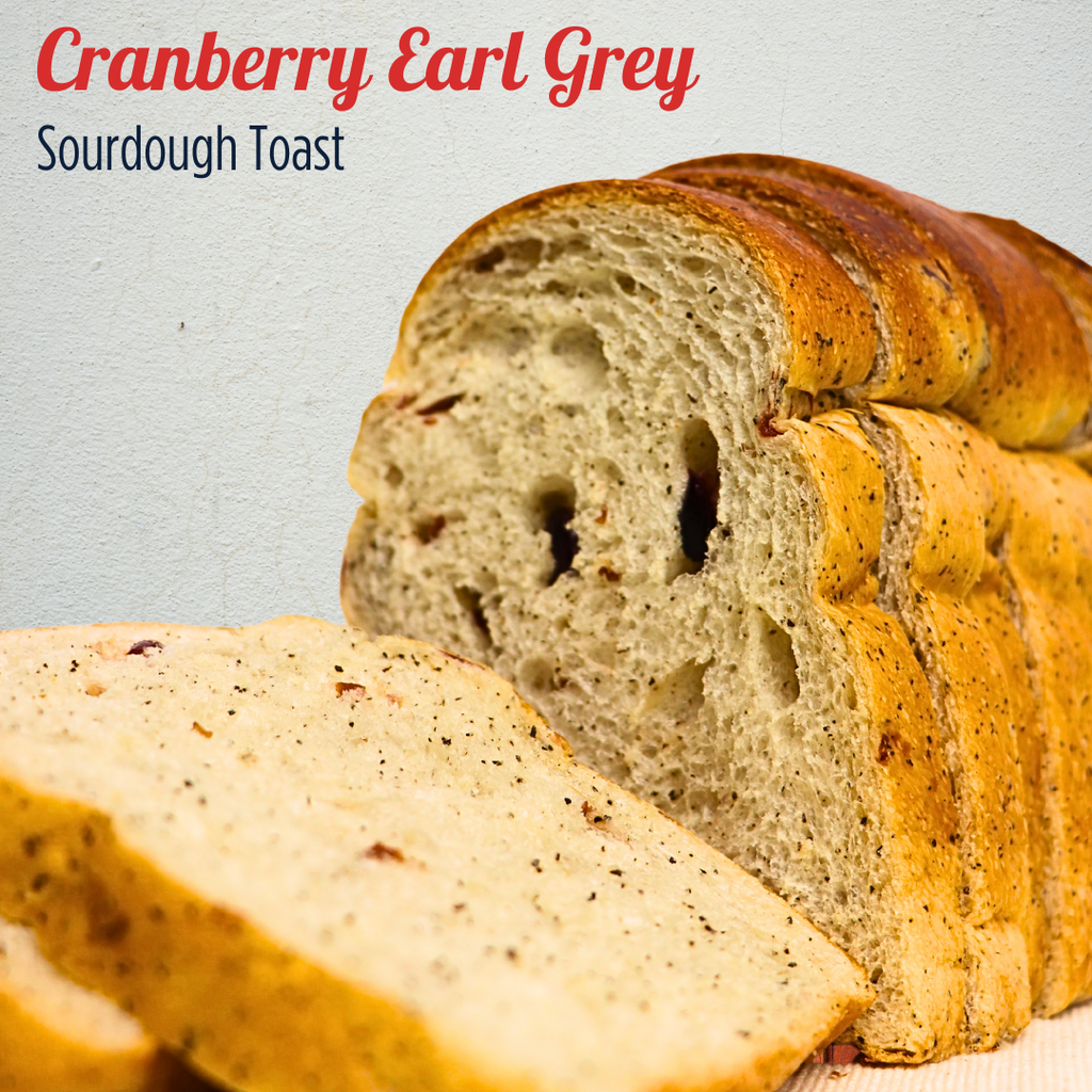 [NEW] Cranberry Earl Grey Sourdough Toast