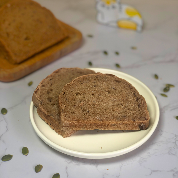Vegan Dark Rye Multiseed& Nut Sourdough Toast-Fresh Bread-YookyBites