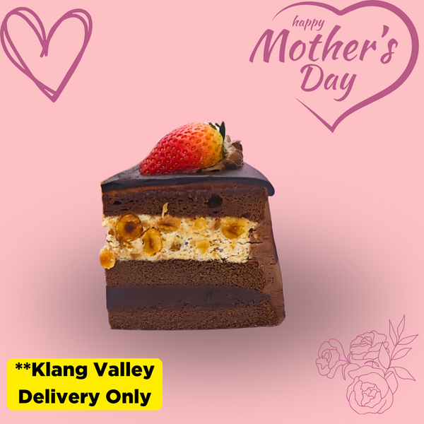 Hazelnut Dark Chocolate Cake - Mother's Day Special!-Whole Cake-YookyBites