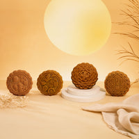 Traditional Series Mooncake Gift Box (No Sugar Added ) 4pcs X 80g/pcs