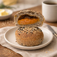 Pumpkin Mix Sesame Sourdough Bun