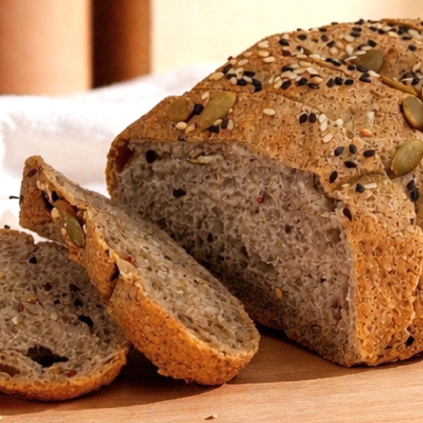Golden Black sesame Sourdough