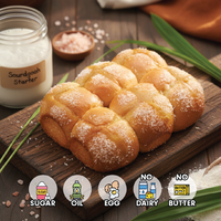 Pandan Kaya Coconut Sourdough Bun