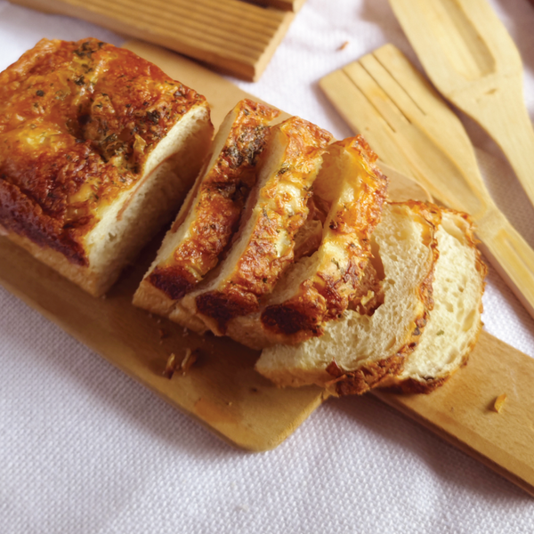 Onion Cheese Sourdough Toast