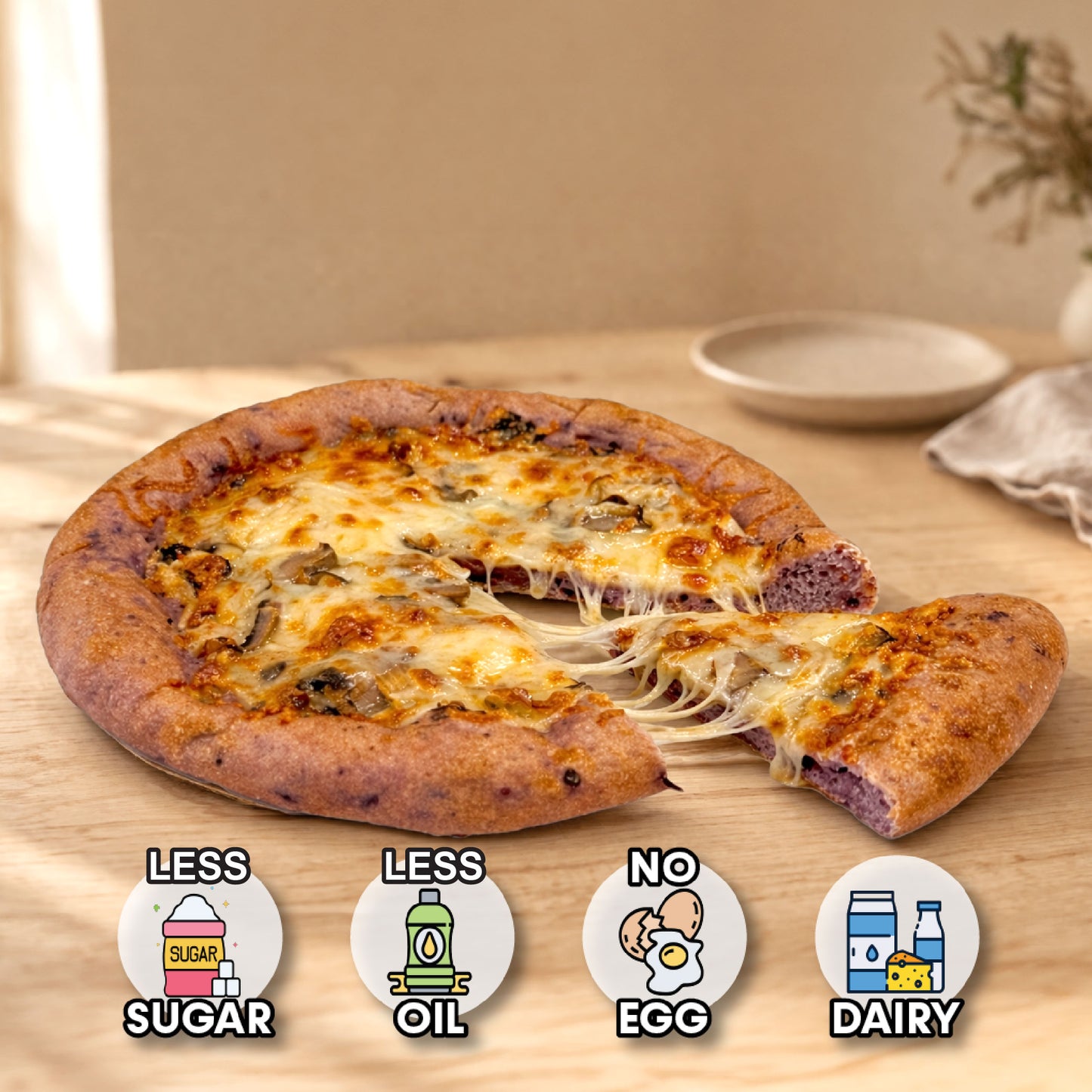 Frozen Truffle Mushroom Sourdough Pizza