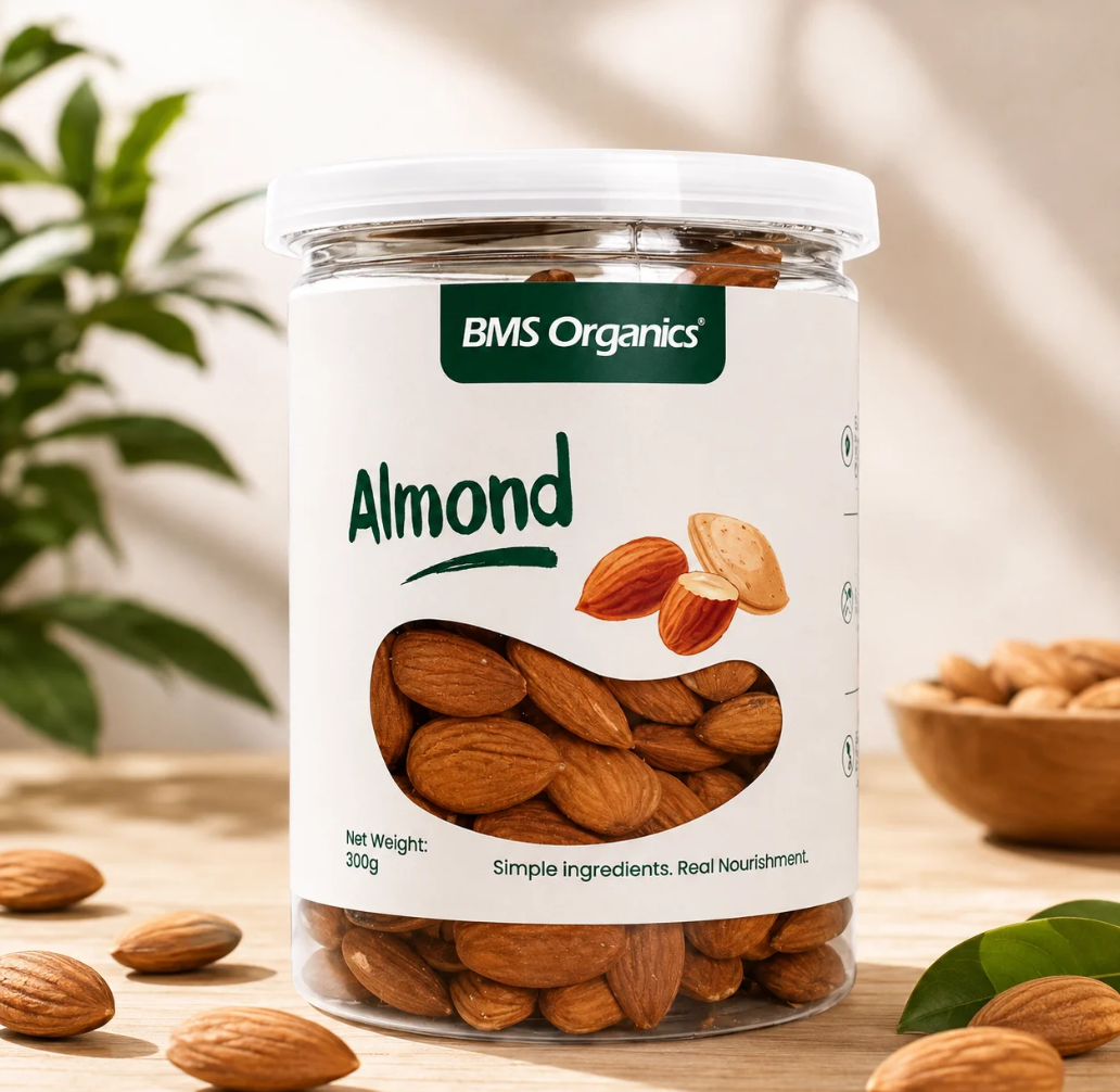 BMS Organics - Almond (Raw) (300g)