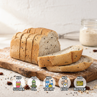 Raisin Levain Quinoa Sourdough Toast