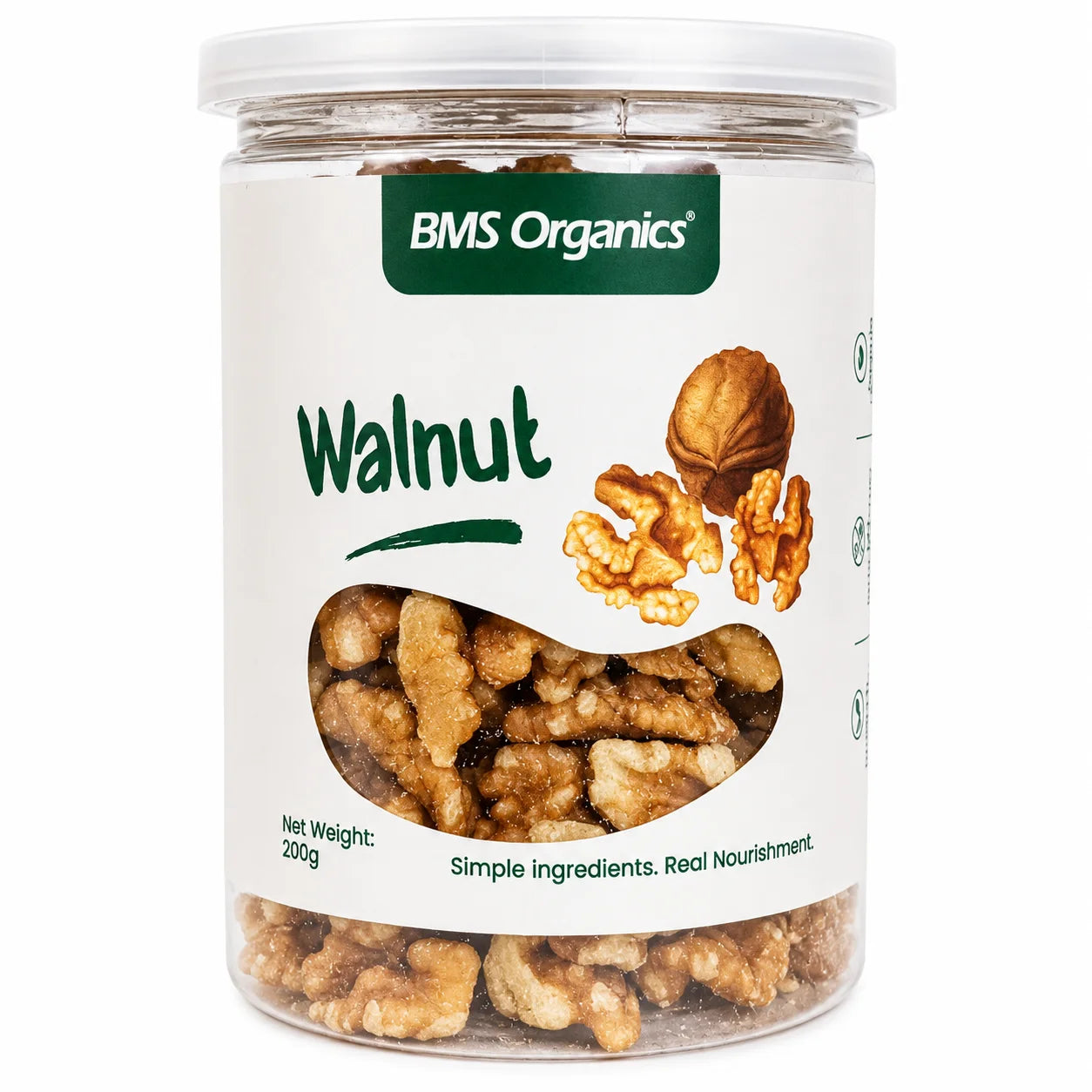 BMS Organics Walnut (Raw) (200g)