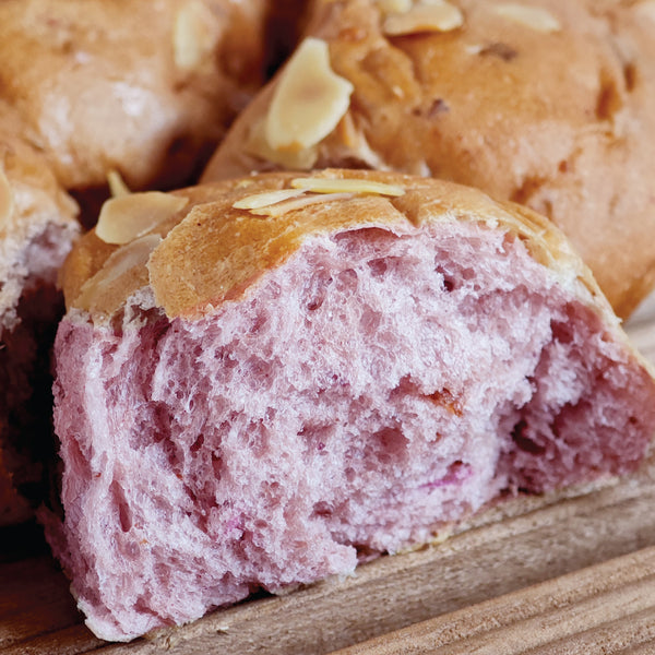 Walnut Raisin Purple Sourdough Bun (6pcs)