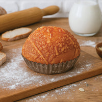 [R] Cheese Curry Potato Sourdough Bun