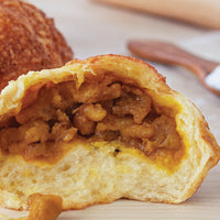 [R] Cheese Curry Potato Sourdough Bun