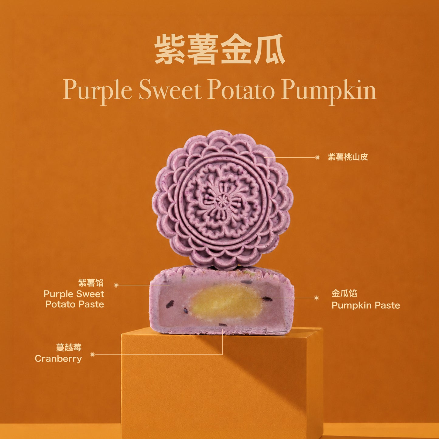 Best Seller Series Mooncake Gift Box (No Sugar Added ) 6pcs X 80g/pcs