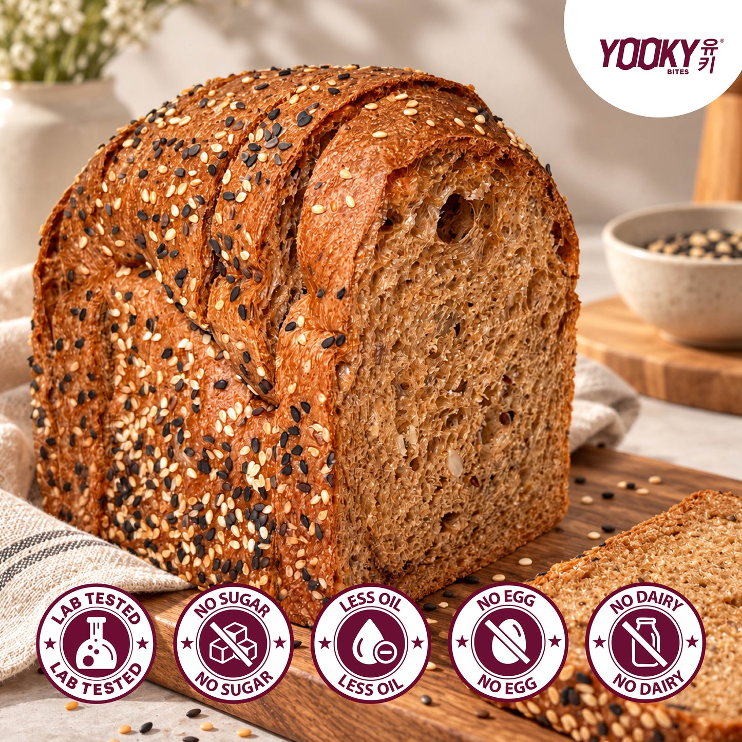 Multigrains Seeds Oat Sourdough Toast