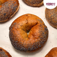 Earl Grey Jasmine Levain Oat Sourdough Bagel