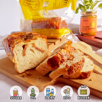 Vegetarian Ham Cheese Sourdough Toast