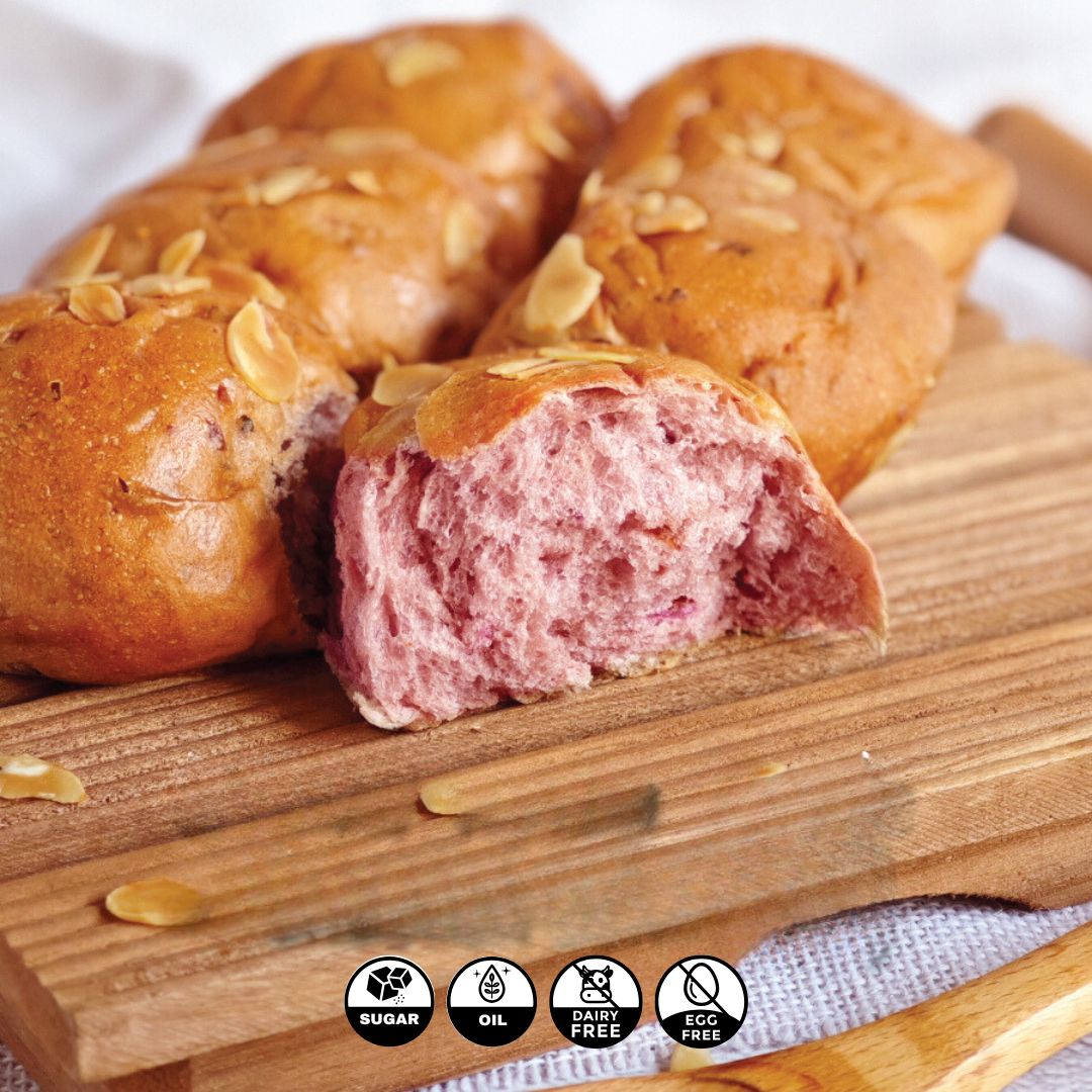 Walnut Raisin Purple Sourdough Bun| Fresh Bread | Yookybites – YookyBites