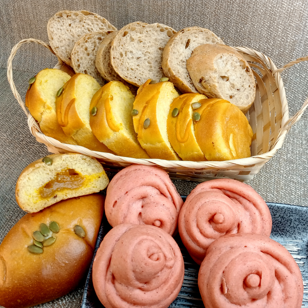 Breads Bundle(Sourdough, Toast, Filling Bun, Rose Bun)-Bundle Combo-YookyBites