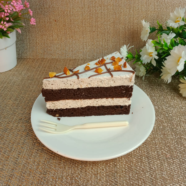 Vegan Earl Grey Chocolate Slice Cake-Slice Cake-YookyBites