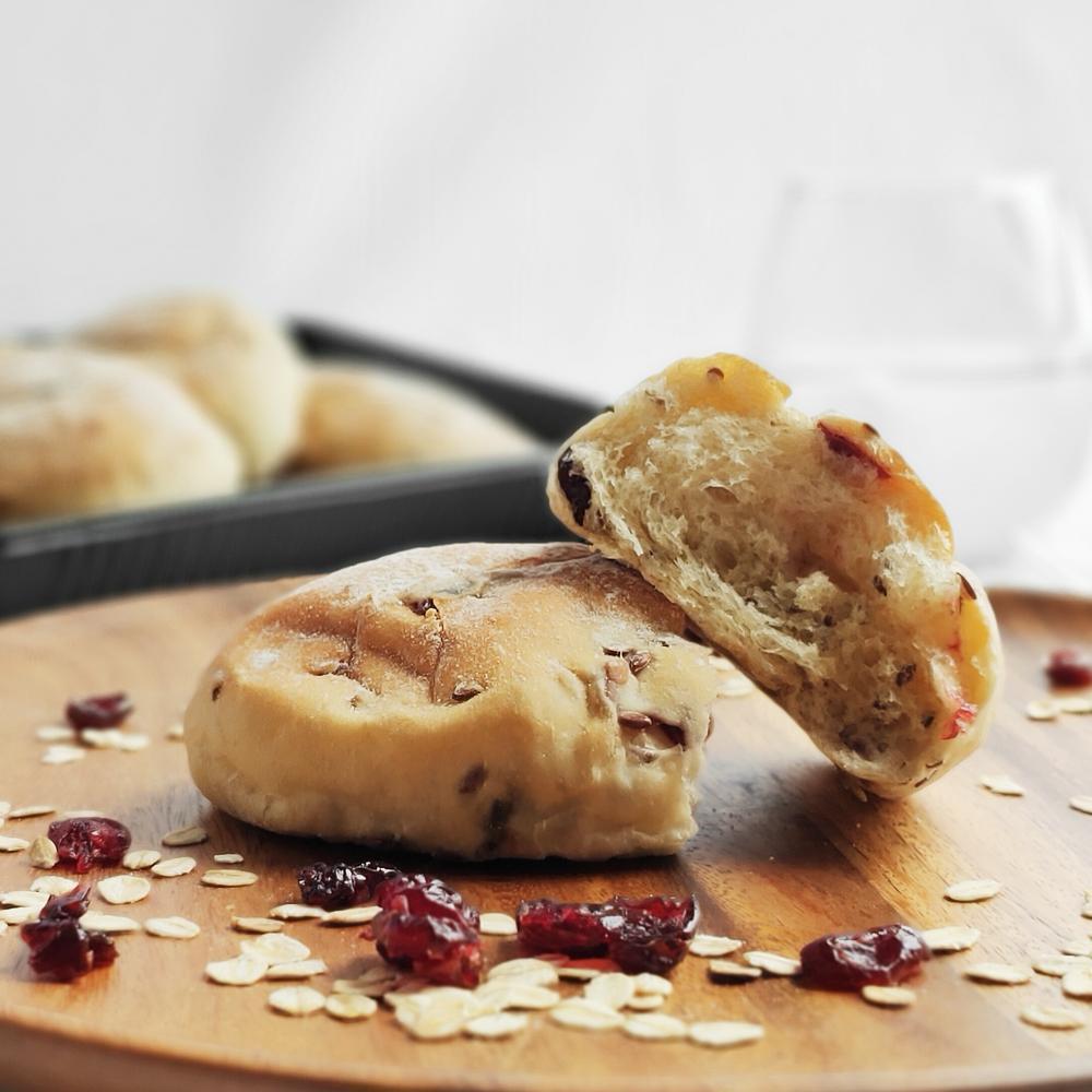 Flax & Cranberry Bread-Frozen-YookyBites